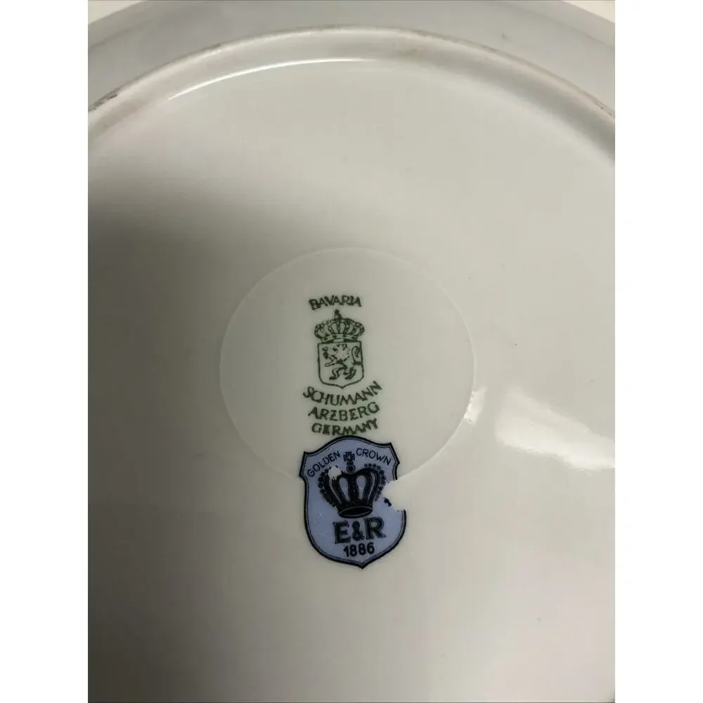 Small dish Golden Crown , Bavaria.Schumann Arzberg Germany collie / Sheltie